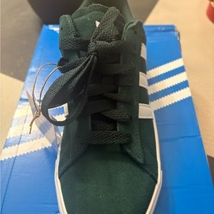 Adidas Campus Vulc Sneakers in Green and White